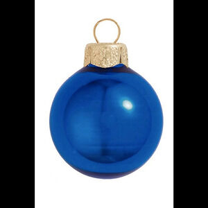 Whitehurst 40-Piece 1.25" Glass Ornament Set, Shiny Finish